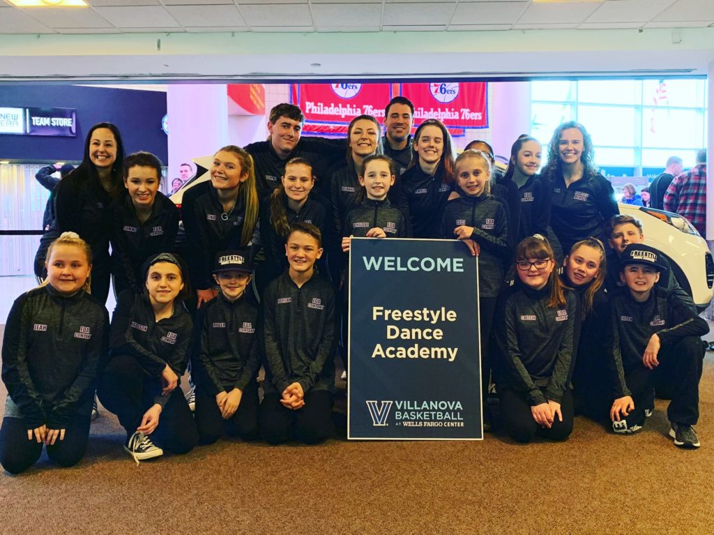 Freestyle Dance academy, Villanova, Wells Fargo Center, Best of Bucks, Best of 2018, Dance, Performance, Dance Studio, Dance Company, Philadelphia, Bucks County, Pennsylvania, Warrington, Doylestown, Chalfont, hip-hop, jazz,