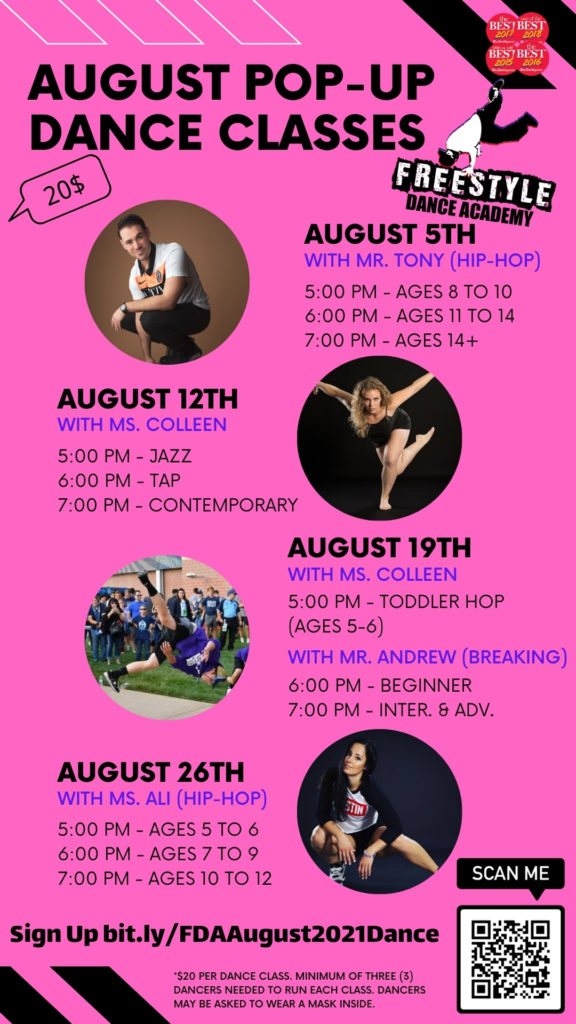 Freestyle Dance Academy, best of bucks, bucks county, performing arts, 2021, dance, dance class, dance studio, dance lessons, dancer, contemporary, musical theatre, broadway, hip-hop, jazz funk, breakdance, jazz, tap, ballet, modern, jazz, Best of Bucks, Warrington, Chalfont, Doylestown, Lansdale, registration